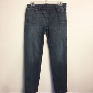 WHITE House Black Market Dark Wash Jeans Size 2